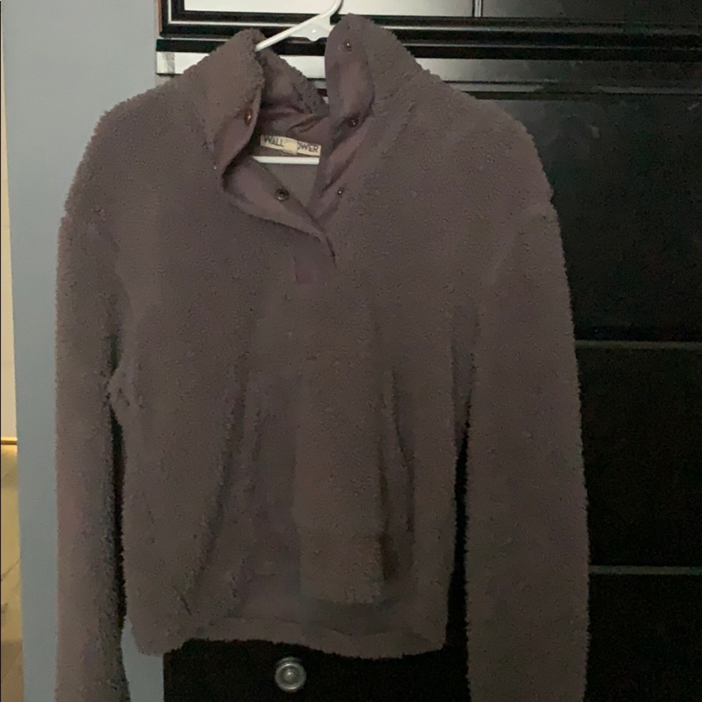 wallflower grey women’s sweatshirt